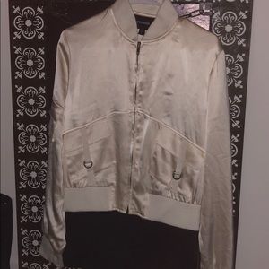 Silk Bomber Jacket